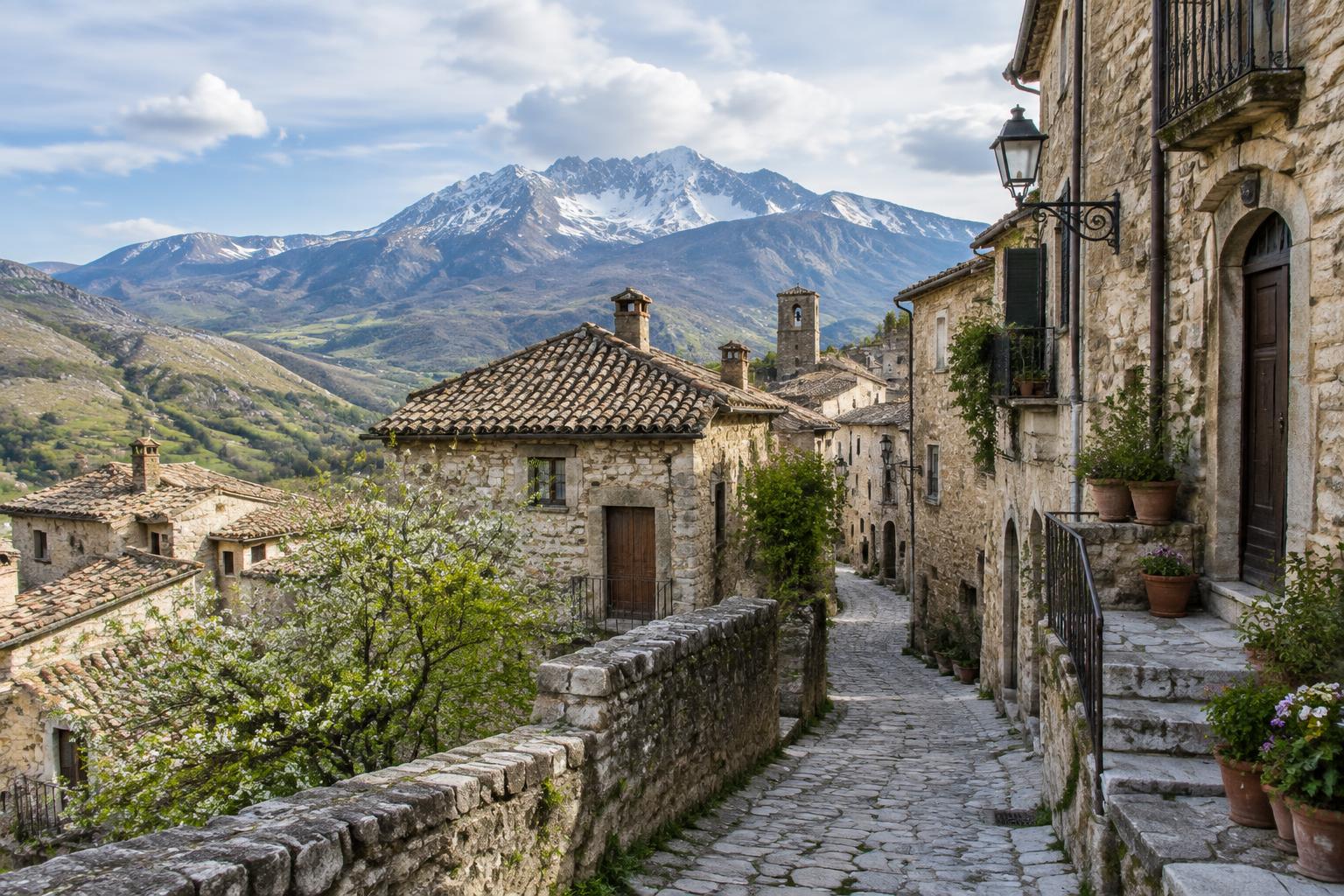 Santo Stefano di Sessanio, le silence des pierres